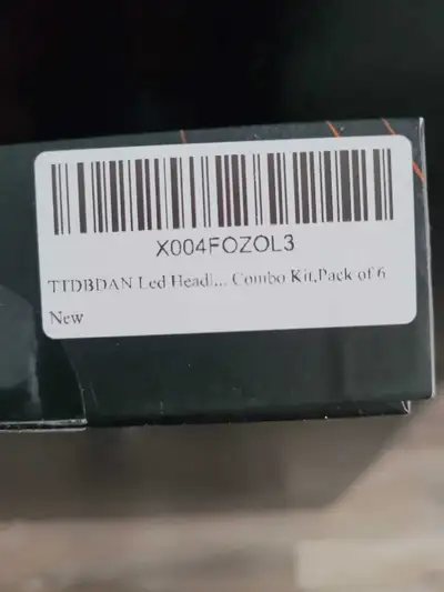 Full set of led bulbs for projector system only. Ram 1500 Hi beam Low beam Fog lights Brand new. Tra...