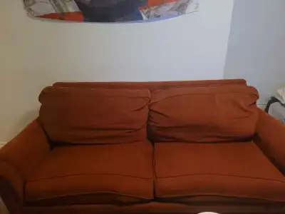 Free Couch & Arm Chairs,, drawers and queen headboard, View more