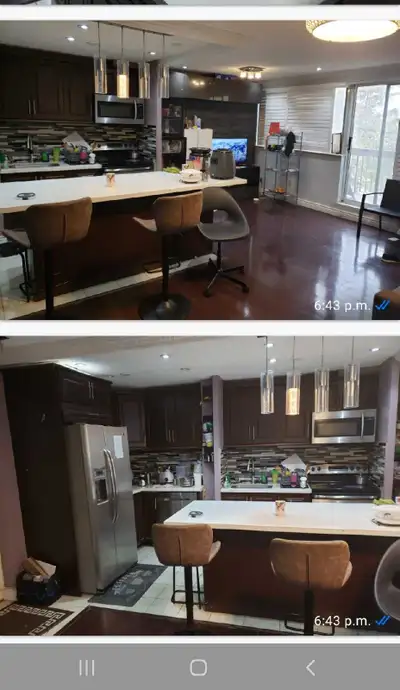 Private One Bedroom on the second floor. Furnished, shared fully loaded kitchen, shared bathroom, ut...