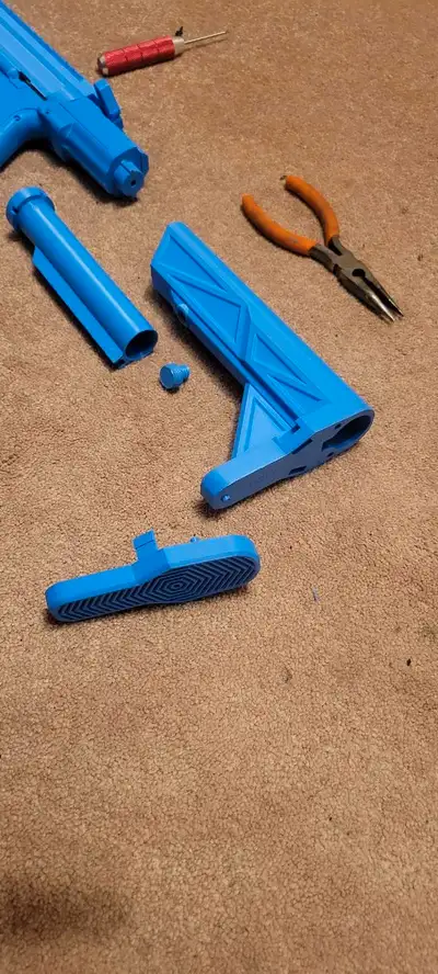 Handgaurd, stocks, grips. Whatever you want let me know!