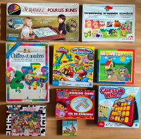 Lot de 9 jeux (le lot pour $10)