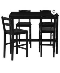 IKEA Bar table with 4 chairs