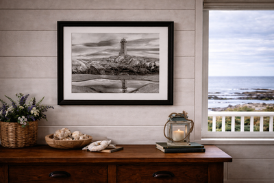 Framed Art of Peggy's Cove (16" x 20"). Artist Robb Scott., View more