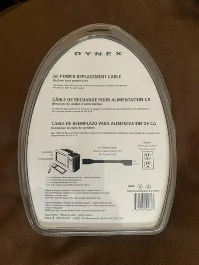 DYNEX AC Power Cable, View more