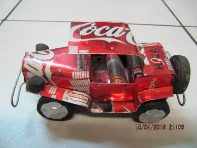 Classic Hand Made Coca Cola Ford Model T  Toy Car X Condition!!!, View more