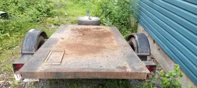 $700obo. Heavy duty utility trailer. Deck is a little bigger than 4x7. It was from an auction, have...