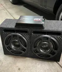 Phoenix gold 10" subs and amp