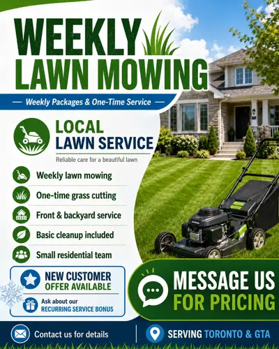 Weekly Lawn Mowing Service, View more