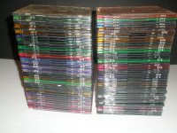 BOITIERS minces pour CD-DVD usagés,lot de 84 en bonne condition.