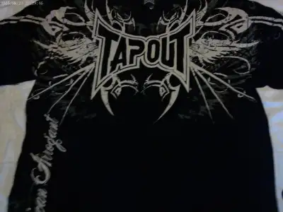 TAPOUT - AMERICAN ARROGANT BLACK T.SHIRT  (L), View more