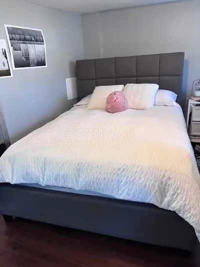 Queen size bed frame, View more