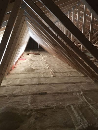  spray foam And Blowing insulation 