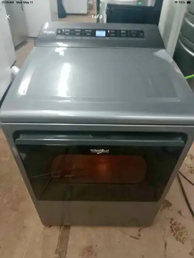 whirlpool electric dryer 100% working with 30 days warranty , View more