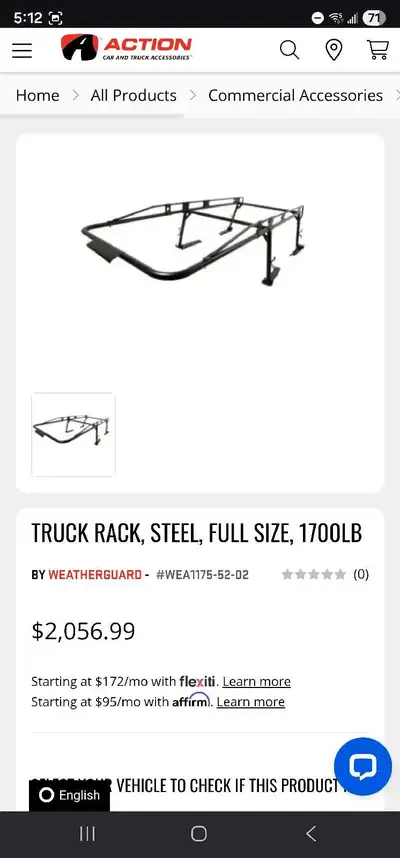 weather guard ladder rack, View more