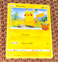 Pikachu Pokemon Card