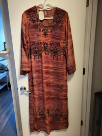 New, Never worn Hand beaded dress from India