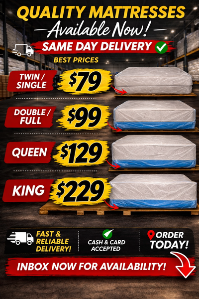 Mattress - Same Day Deliver, View more