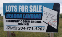 Commercial Lots for Sale - #1 East and PTH207