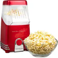 Nostalgia HAP8RR Retro Mini Hot Air Popcorn Maker Red