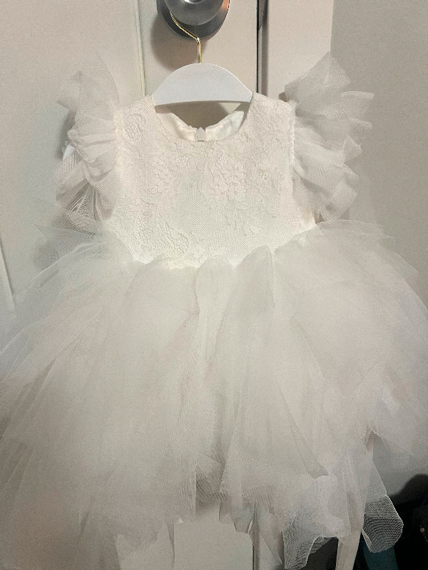 Beautiful white dress for babies $95 in Clothing - 6-9 Months in Edmonton