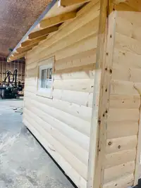 8” Pine Log-Siding 