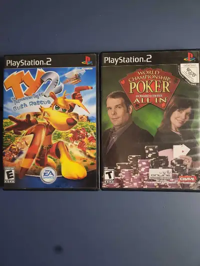 Playstation 2 games $10 each or both for 15 Ty The Tasmanian Tiger 2 - Bush Rescue World Championshi...
