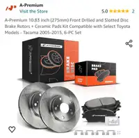 brakes , roters and pads for Toyota tacoma