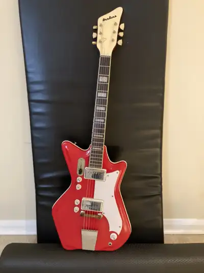 Airline “Jetson” “Jack White” Guitar - Vintage 1965 - Red 2 PU, View more