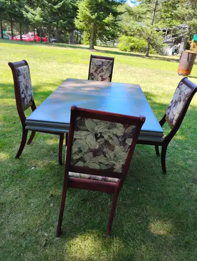 DINING TABLE AND 4 CHAIRS, View more