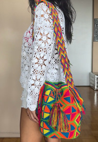 Wayuu Boho Hippie Crochet Bag
