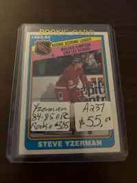 Steve Yzerman RC 1984-85 OPC #385 Red Wings Showcase 319