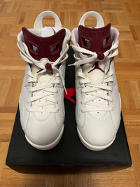 Air Jordan 6 Retro "Maroon" size 8