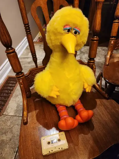 Vintage original 1980s Talking Big bird large plush , View more