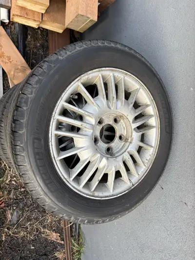 tires and rims ... rims are 16 " with 5 x114 bolt pattern. ... tires are 205/55/16 in great conditio...