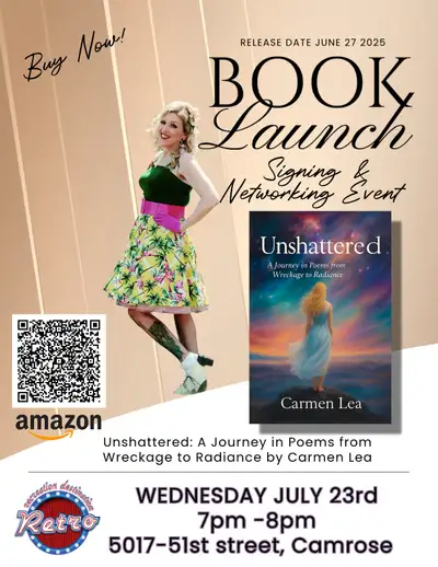 Book Launch - meet the author July 23rd, View more