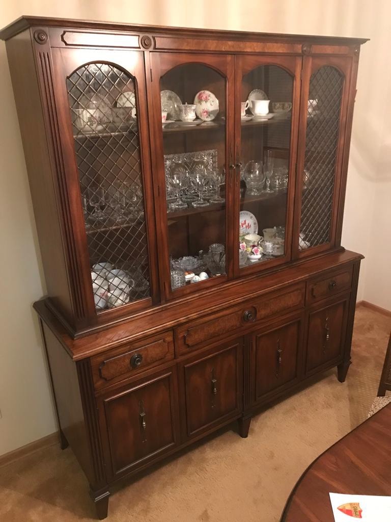 1960 Gibbard Antique China with contents Hutches & Display