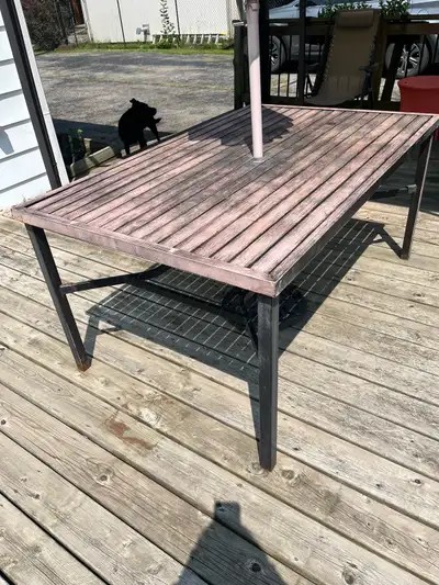 steel outdoor table , View more
