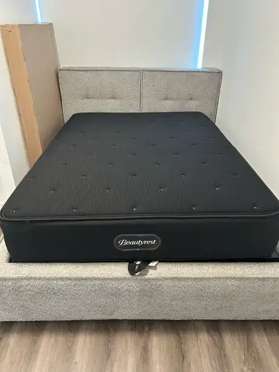 Double Lift-Up Storage Bed & Beautyrest Mattress – Like New, View more