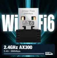 Brand New WIFI 6 Wireless USB Network Card