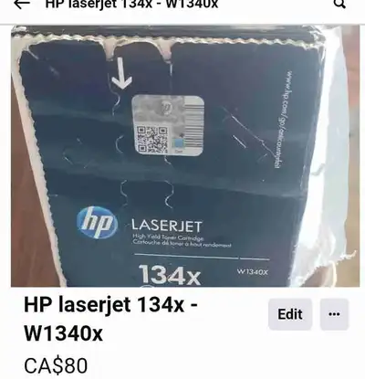 hp laserjet ink 134x - w1340x, View more