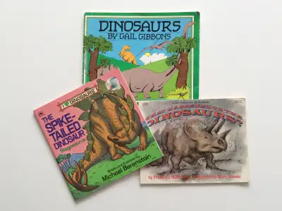Three Dinosaur Books, View more