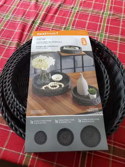 BASKET SET OF 3 NEW, View more