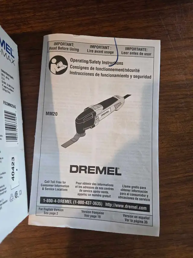 DREMEL Multi tool -Corded414906857690900481