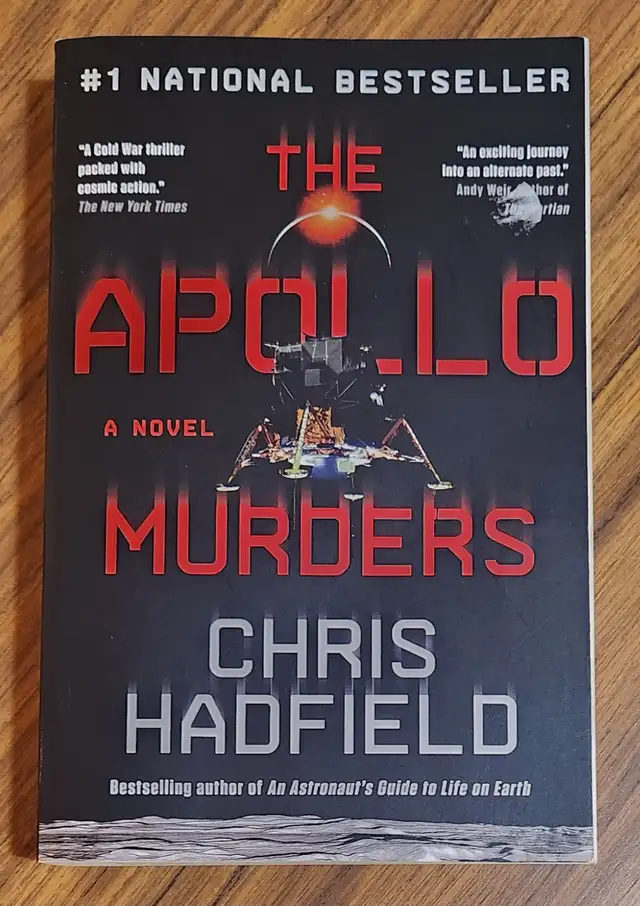The Apollo Murders: A Novel by Chris Hadfield - Softcover in Fiction in Barrie - Image 2