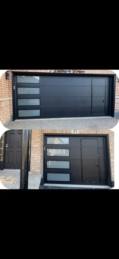Garage door with man door , View more