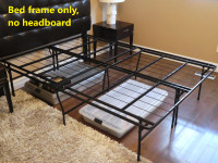 18" Folding Metal Platform Bed Frame Queen