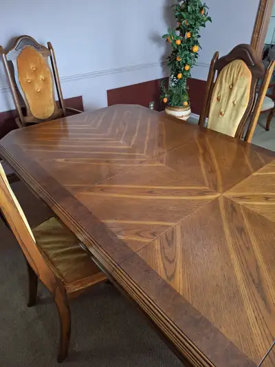 Traditional Wood Dining Room Set, View more