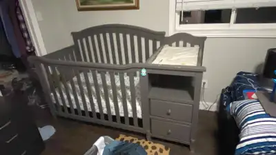 Wooden baby crib, View more