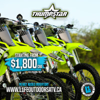 ThumpStar Pit Bikes - small dirt bikes for kids or adults