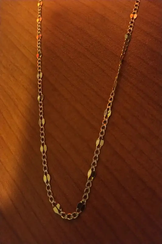 14kt Necklace 2 tone 2mm63234833060609121